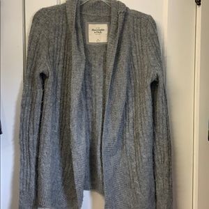 Wool grey cardigan